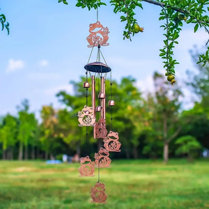 Frog Wind Chimes Outdoor Frog for Women/Men/Mom/Wife/Grandma Birthday <b>Gifts</b> <b>Memorial</b> <b>Gift</b> Metal WindChime - Product Image 1