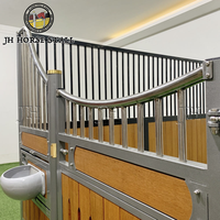 Structure en acier préfabriquée pour écurie de chevaux JH, bâtiment pour écurie de chevaux avec aménagement de boxes personnalisé pour centre équestre