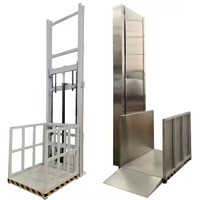 Petit ascenseur domestique électrique personnalisé pour les personnes handicapées à l'intérieur Matériau en acier avec élingue de câble métallique Solution de vente au détail