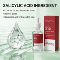 Suero Facial OEM con Niacinamida y Ácido Salicílico, Control de Grasa, Exfoliante, Minimizador de Poros, Clarificante, Calmante, Protector Solar, Blanqueador, 30 ml