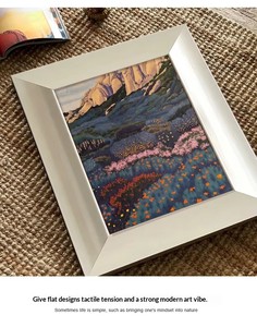 Cuadro Decorativo Vintage de Paisaje con Flores Silvestres, Impresión de Gordon Morrison, Escena Pastoral Americana, <span class=keywords><strong>para</strong></span> Entrada o <span class=keywords><strong>Sala</strong></span> de Estar - Product Image 6
