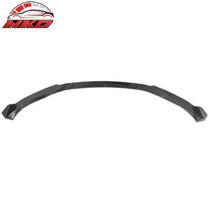 Pour Tesla Model 3 2017-2023, style IKON, impression fibre de carbone, lèvre de pare-chocs avant, PP, 3 pièces, kit carrosserie de haute qualité - Product Image 6