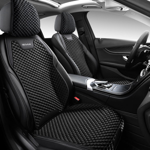 Funda de Asiento de Coche Ultrafina de Algodón para las Cuatro Estaciones, Fresca y Transpirable, para el Interior del Coche, Funda de Asiento con Cojín para el Verano - Product Image 3