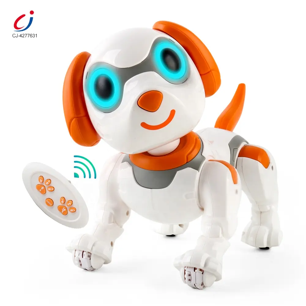 Chengji robot dog intelligent electronic toy kids rc puppy programming gameplay radio control robot dog with light and sound