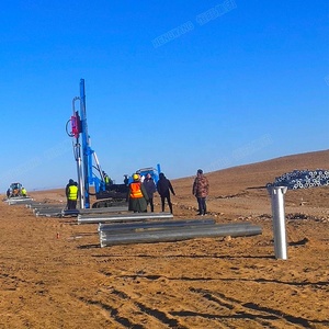 Máquina Perforadora de Pilotes Solares con Tornillo de Tierra, Máquina Perforadora de Postes de Cerca con Orugas - Product Image 6