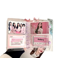 A7 Couverture souple transparente en PVC à double anneau 100 g/m² pour classeur scolaire coloré, album photo à feuilles mobiles, livre de rangement pour autocollants