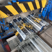 Plancher en acier pour mezzanine d'usine |   Planche de terrasse ouverte en acier galvanisé ondulé YX76 344 688 pour projets de construction industrielle