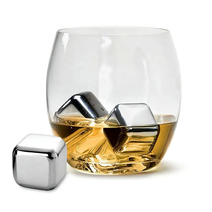 Good Quality Whiskey Wine Chilling Rocks Stainless Stones Ice Cubes
