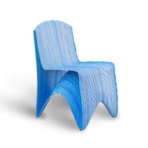 Silla Made in Italy-Santorini-Silla impresa en 3D-Producto PLA-Para interiores-Diseño italiano-Shine Purple - Product Image 1