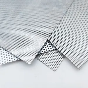 Fornecedor de malha perfurada para chapa metálica decorativa de uso amplo, tela de perfuração redonda, furos hexagonais