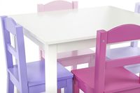 Table et chaise modernes en bois pour enfants, ensemble de bureau pour chambre à coucher et jardin d'enfants, meubles d'activités de lecture en bois
