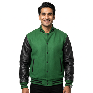 <b>Men</b> High Quality OEM Manufacturer's 2026 Custom <b>Baseball</b> Letterman Varsity <b>Jacket</b> Embroidery CollegeBaseballjacket DDP Shipping - Product Image 1