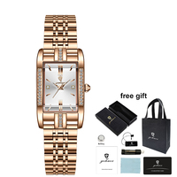 Montre-bracelet de luxe Gohuos 7815 pour femme, étanche, à quartz, pour dames, femmes et jeunes filles, avec coffret et sac d'emballage
