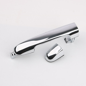 Kia Soul Door Handle Cover 82651-2K510 82661-2K510 Chrome Exterior Replacement Part Silver <b>ABS</b> Material - Product Image 2