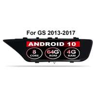 Reproductor de DVD para Auto de 8 Núcleos, Pantalla de 12.3'', Radio, Mirror Link, Navegación, Unidad Principal Android, Pantalla de Repuesto para Lexus GS 350 300 GS300
