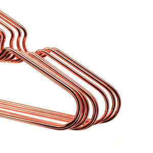 Cintre <span class=keywords><strong>de</strong></span> sécurité durable et antidérapant en fil métallique en or rose <span class=keywords><strong>Cintres</strong></span> pour vêtements <span class=keywords><strong>de</strong></span> blanchisserie - Product Image 6