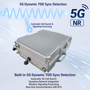 Répéteur macro 5G NR N78 monobande 3400-3800 MHz, largeur de bande 400 MHz, gain DL 85 dB, sortie 40 dBm, amplificateur de signal extérieur IP65 - Product Image 3