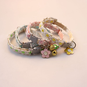 Collar para Gato 2025 con Campana y Flores Coloridas, Ajustable, para Gatos, Gatitos y Cachorros, 11 Estilos Diferentes - Product Image 2