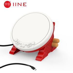 Contrôleur de batterie filaire de 1,8 m avec <span class=keywords><strong>deux</strong></span> baguettes pour jeu Taiko IINE, compatible Nintendo Switch/<span class=keywords><strong>PS4</strong></span>/PC - Product Image 2