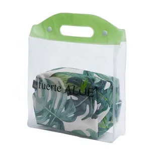 Design simples moda e elegantes senhoras bolsa pvc saco de Pvc transparente À Prova D&#39; Água