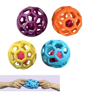 Juguetes de Goma para Perros, Pelota de Goma Brillante Personalizable con Sonido, Juguete de Goma para Mascotas - Product Image 1