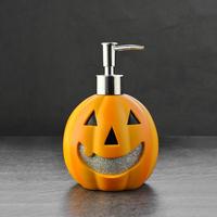 Accessoires de salle de bain, fabricants, décorations d'Halloween en forme de citrouille, échantillons de décoration intérieure, ornement, ensemble de salle de bain en résine