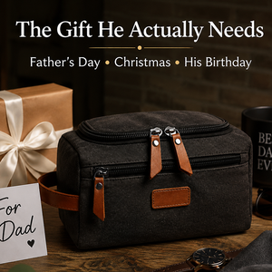 Wholesale Customized Luxury <strong>Mens</strong> Cosmetic <strong>Bag</strong> Canvas Leather Toiletry Kit <strong>Bag</strong> Travel Shaving Dopp Kit <strong>Bag</strong> - Product Image 5