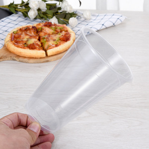 Chuanghong Disposable Cup 1000ml With Lid Transparent PP <b>Plastic</b> For Picnic Fruit <b>Tea</b> - Product Image 2
