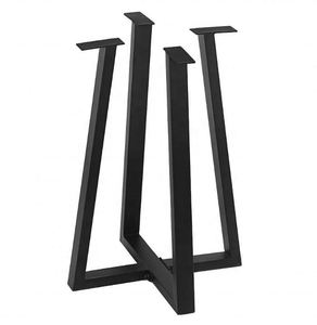 Vintage Industrial Cast Iron <b>Table</b> <b>Legs</b> for Hotel Kitchen Dining Bench Coffee Desk Feet-Durable Powder Coated Metal - Product Image 2