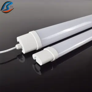 Venda direta tubos impermeáveis tri-proof luz lâmpada fluorescente branca 3000/4000/6000k IP65 triproof luz