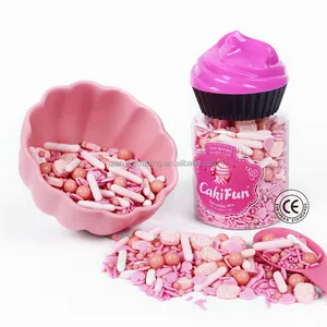 120g pişirme malzemeleri Sprinkles Comestibles Al Mayor gül şeker sprincandy kek dekorasyon için avrupa Saint Valentin kek