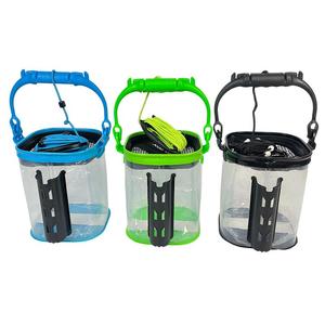 Visuitrusting EVA Outdoor Multifunctionele opvouwbare waterdichte transparante opslagemmer voor levende vissen Lichtgewicht 10-15L Draagbaar - Product Image 6