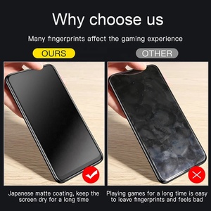 El nuevo protector de pantalla de vidrio templado mate resistente a arañazos y huellas dactilares HD está disponible para el Iphone 16 17 - Product Image 4