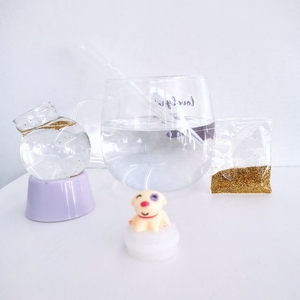 Globe à eau en résine à faire soi-même, thème féerique, boule à neige pour la décoration de la maison, style artificiel pour animaux de compagnie, y compris les chiens - Product Image 2