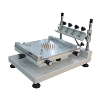 Impresora de Plantillas P1000 con Plataforma de Microajuste para Prototipado de PCB SMT con Impresión Manual de Alta Precisión