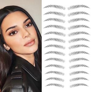 Faux <span class=keywords><strong>tatouage</strong></span> autocollant temporaire <span class=keywords><strong>4D</strong></span> à base d'eau, <span class=keywords><strong>tatouage</strong></span> pour sourcils, vente en gros, pièces - Product Image 3