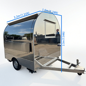 Remolque de Comida OEM de 20 pies para Café, Donuts, Helados y BBQ, Estilo Caravana, para Australia - Product Image 3