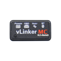 Vgate VLinker MC + ELM327 Alat Diagnostik Mobil, Pemindai Nirkabel Otomatis OBD2 untuk Android/IOS