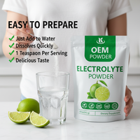Poudre d'électrolytes personnalisée pour l'hydratation sportive et la nutrition sportive, marque privée acceptée, saveur fruitée