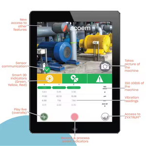 Instrumento diagnóstico rápido rolamento BD1901 <span class=keywords><strong>Rotating</strong></span> <span class=keywords><strong>Machinery</strong></span> Bearing Inspector Saúde Condição - Product Image 5