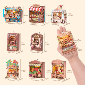 Nouveau style 2026 : Kit DIY d'<span class=keywords><strong>aimants</strong></span> de réfrigérateur, puzzle 3D en bois, aimant miniature pour réfrigérateur avec lumière LED, <span class=keywords><strong>mini</strong></span> coin lecture, décoration intérieure - Product Image 6