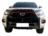 Protecteur de capot à LED pour le déflecteur de pare-soleil Navara NP300 Frontier Wind & Bug