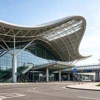 Estructuras de Acero de Forma Especial para Aeropuertos Costeros, Construcción Anticorrosiva, Modelado Curvo Complejo