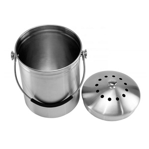 Countertop Compost <b>Bin</b> <b>Kitchen</b> 1.3 Gallon Odorless Composting <b>Bin</b> with Carbon Filters,Indoor Compost <b>Bin</b> with Lid - Product Image 4