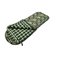 Sac de couchage pour adultes Forjoy de qualité supérieure, style enveloppe, avec capuche, design isolé pour le camping en plein air, imperméable