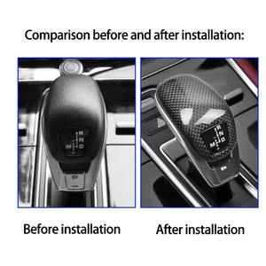 Vente flash : Couvercle de levier de vitesse en fibre de carbone authentique pour Porsche Cayenne, remplacement adapté. - Product Image 3