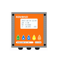 Analyseur d'eau industriel en ligne à vente directe, capteur de pH/CE 2-en-1, contrôleur OEM REMOND RMD-HE, plage de pH 0-14, précision 1,0 % FS