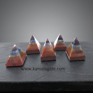 Handmade Small Natural Stone Pyramid <b>Crystal</b> Decor Polished Triangle Shape Home Decoration for Feng Shui Reiki Healing Style - Product Image 6