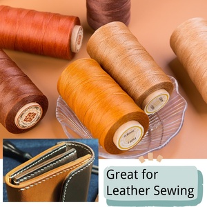 Fascia alta 0.8mm <span class=keywords><strong>100</strong></span>% poliestere linea di cera piatta vendita a caldo intrecciata a mano filo ricco di cera per maglieria - Product Image 4