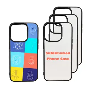 New Arrival 2D TPU PC Sublimation Blank Phone Cover Case For Samsung S24 for Iphone 11 12 13 14 15 Pro Max